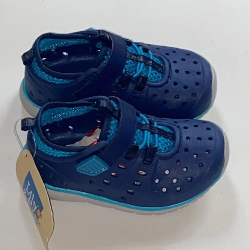 Lily Dan Blue Kids Boy Shoes Size 5:6